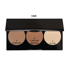 3-Well Contour Powder Palette