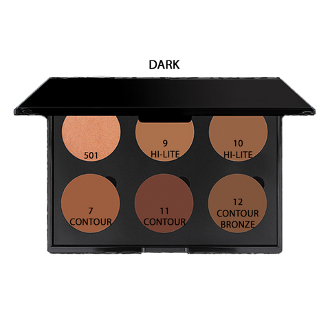 6-Well Contour Powder Palette